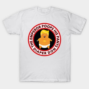 The Emperor Poops his Pants - Diaper Don T-Shirt